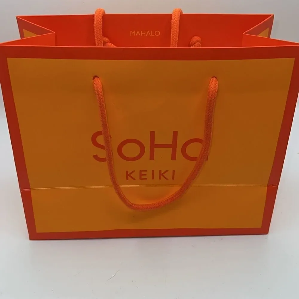 SOHA KEIKI Orange Shopping bag